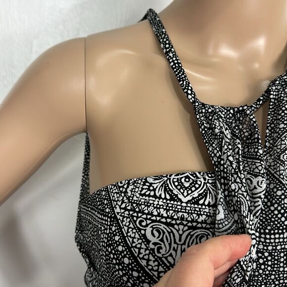 White House Black Market Sleeveless Printed Short Dress Size M - Picture 4 of 11
